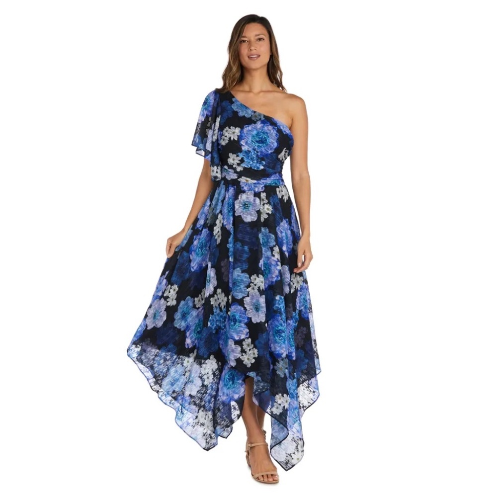NWT Night Way Floral Maxi Cocktail Dress - size 14